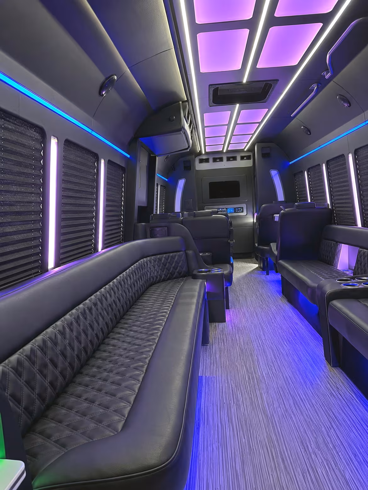 15 Passenger Party Bus Inside