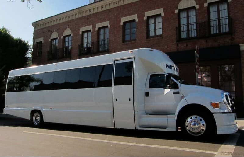 Jacksonville 30 Passenger Party Bus White