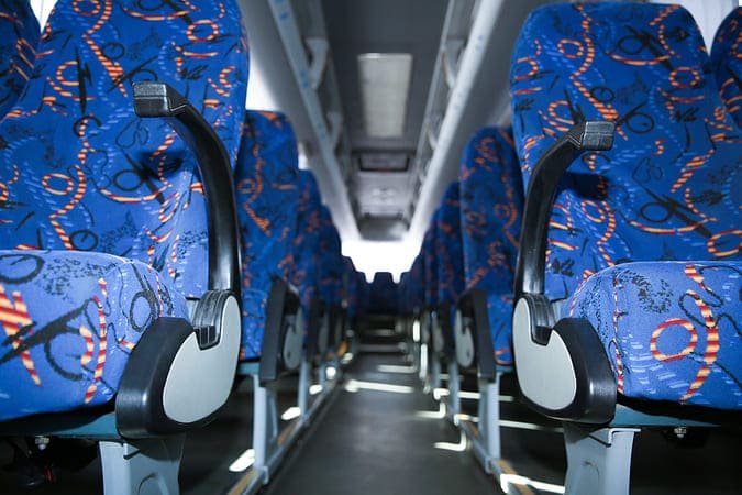 Jacksonville 47-56 Passenger Charter Buses Interior